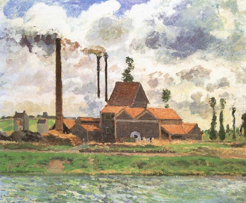 Shore plant, Camille Pissarro